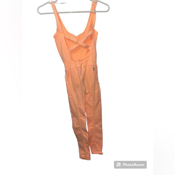 Free People Orange Jumpsuit - Picture 4 of 4